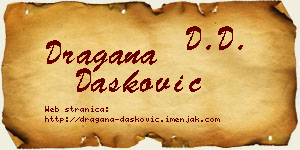 Dragana Dašković vizit kartica